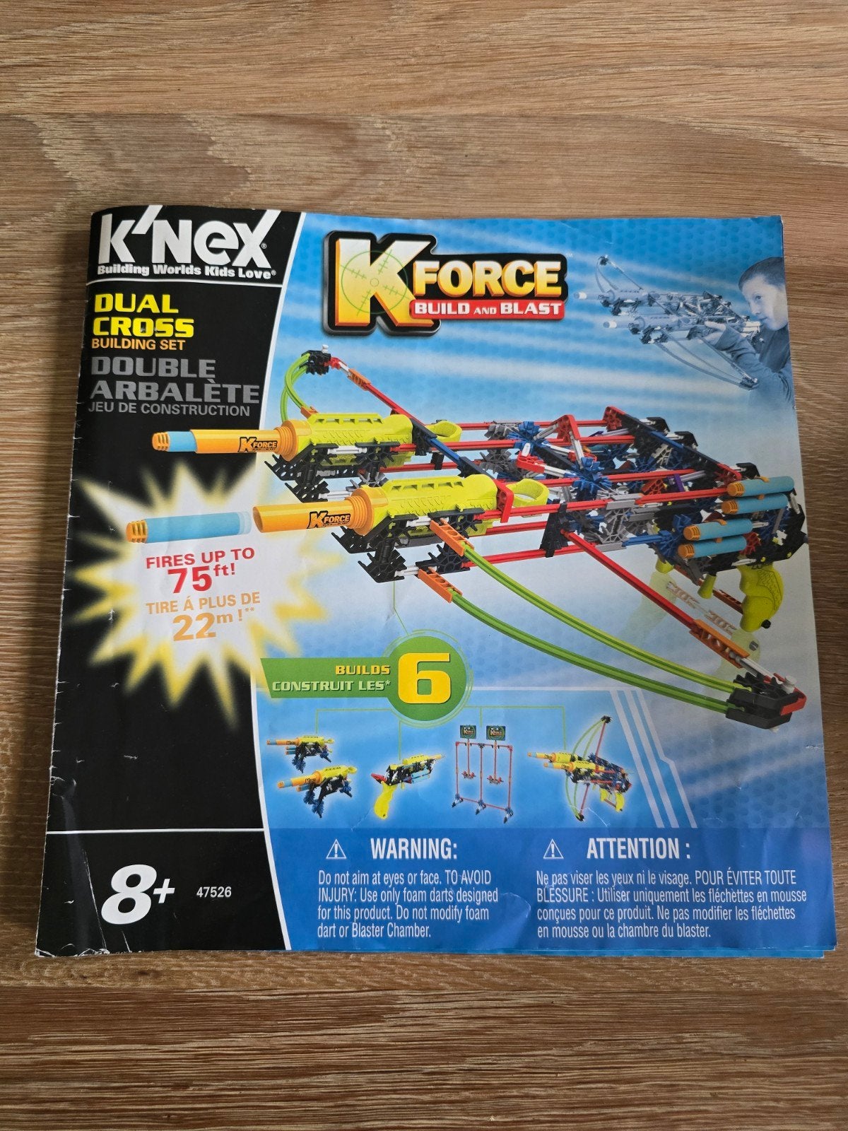 K'nex K-Force Dual Cross Bouwset - Bouw en Schiet!, Ophalen, Zo goed als nieuw, Knutselen