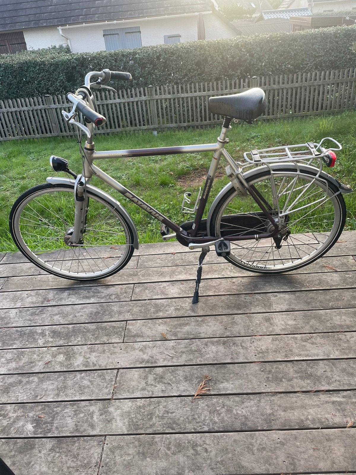 Batavus Staccato herenfiets, Fietsen en Brommers, Ophalen, Gebruikt, Versnellingen, Batavus