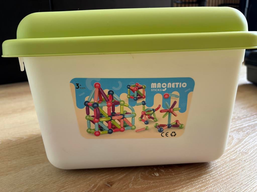 Magnetische bouwstaven - Magnetio Sticks, Ophalen of Verzenden, Gebruikt, Overige merken