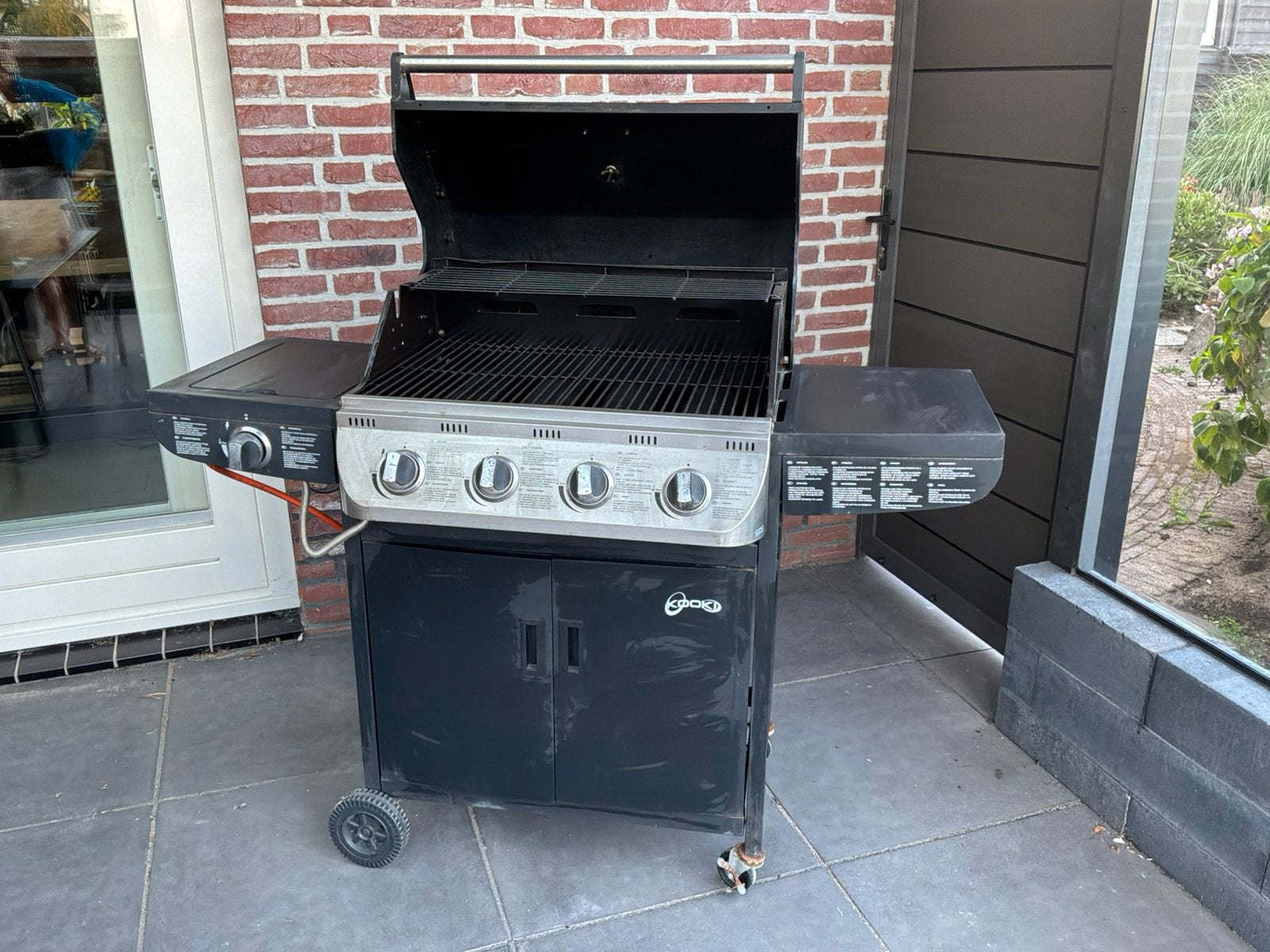 Kooki gas barbecue, Ophalen, Gebruikt