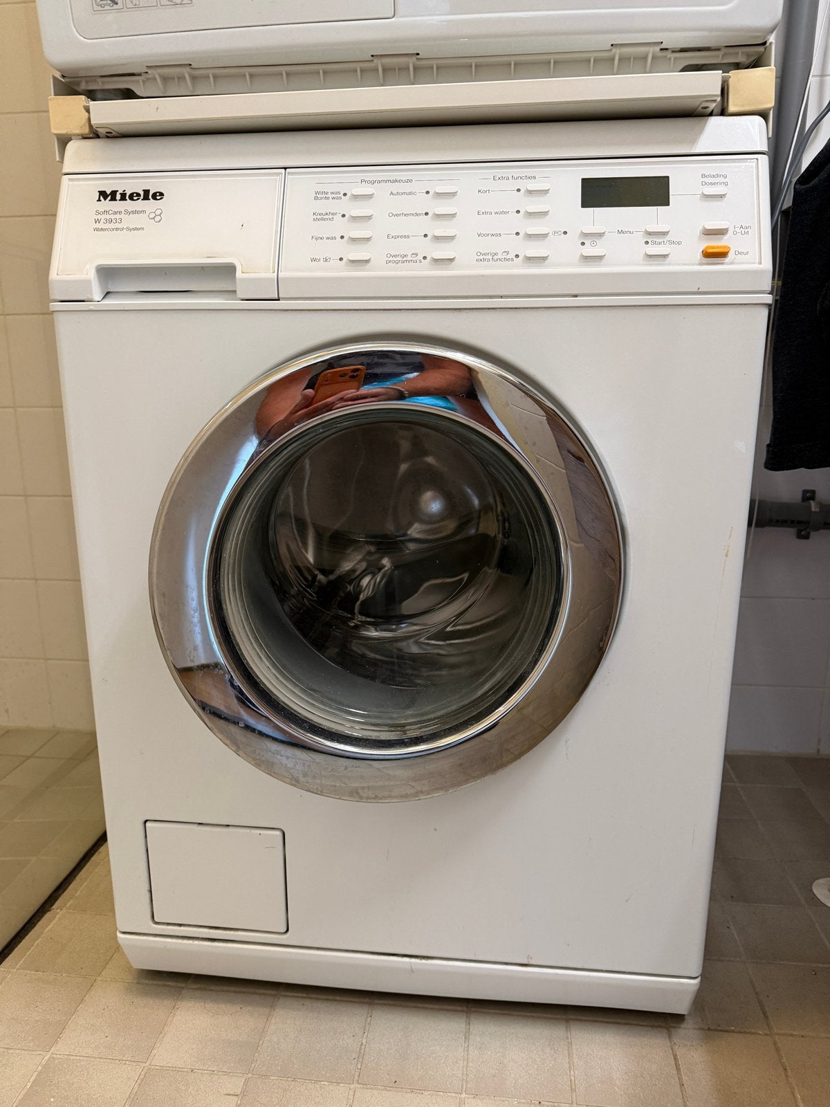 Miele W 3933 SoftCare System Wasmachine, Gebruikt, Ophalen of Verzenden, Voorlader, Wolwasprogramma