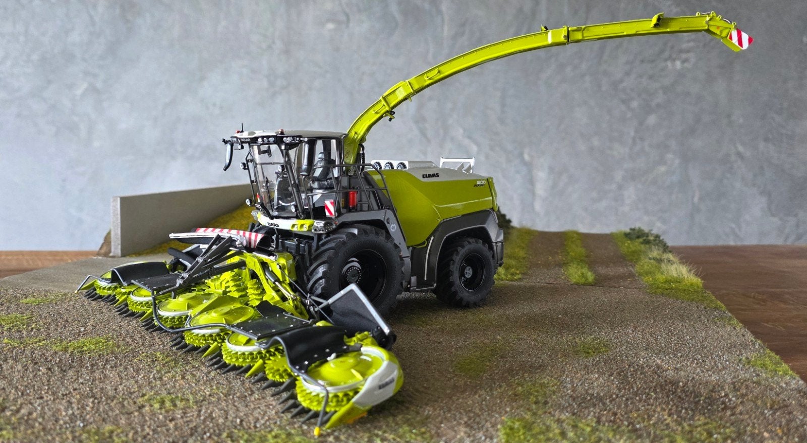 Verbouwde Claas Jaguar 1200 + Orbis 10500 1:32, Ophalen of Verzenden, Nieuw, Tractor of Landbouw, Overige merken