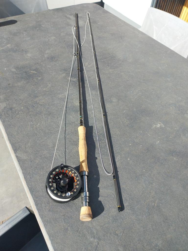 Vliegvishengel voor snoek - Complete set, Ophalen of Verzenden, Complete set