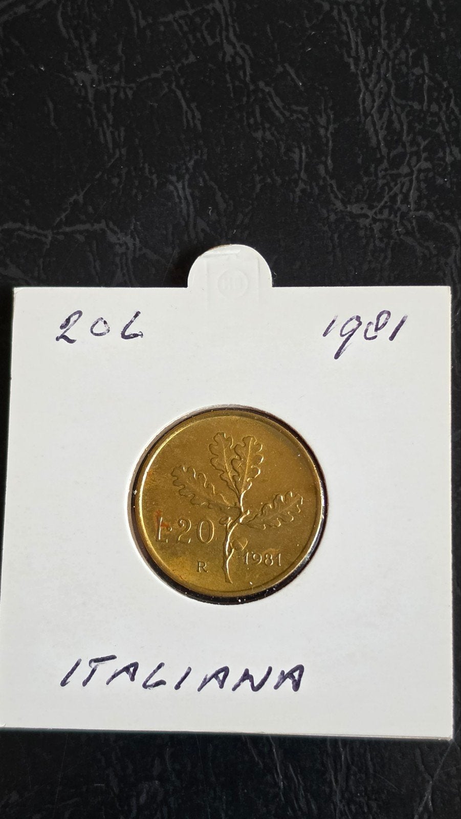 Italiaanse 20 Lire munt 1981, Postzegels en Munten, Ophalen of Verzenden