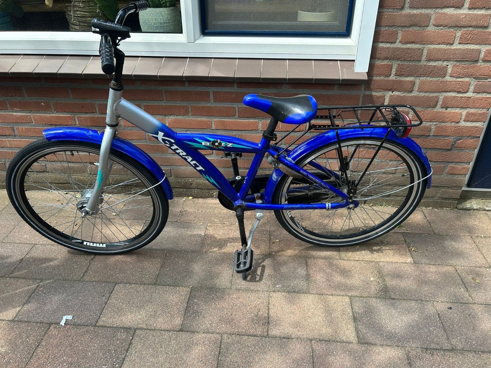 Mooie blauwe X-Tract fiets, Fietsen en Brommers, Gebruikt, Velgrem, Versnellingen, 50 tot 53 cm