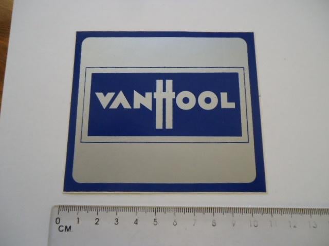 sticker oud VAN HOOL logo bus autobus touringcar belgie, Verzenden, Zo goed als nieuw, Bedrijf of Vereniging