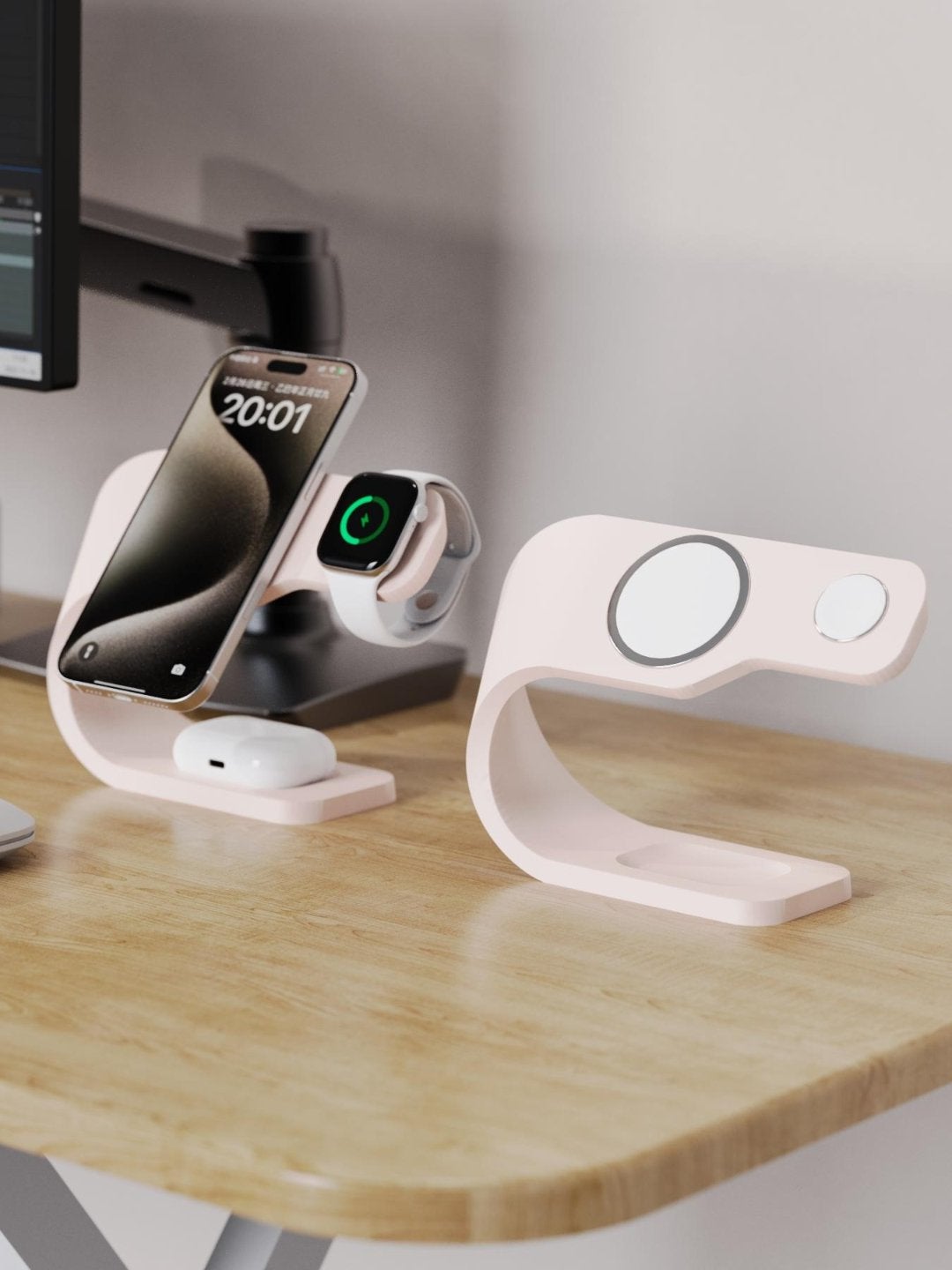 Oplaadstandaard voor iPhone en Apple Watch (excl. oplader), IPhone 15, C, Overige merken, Overige typen