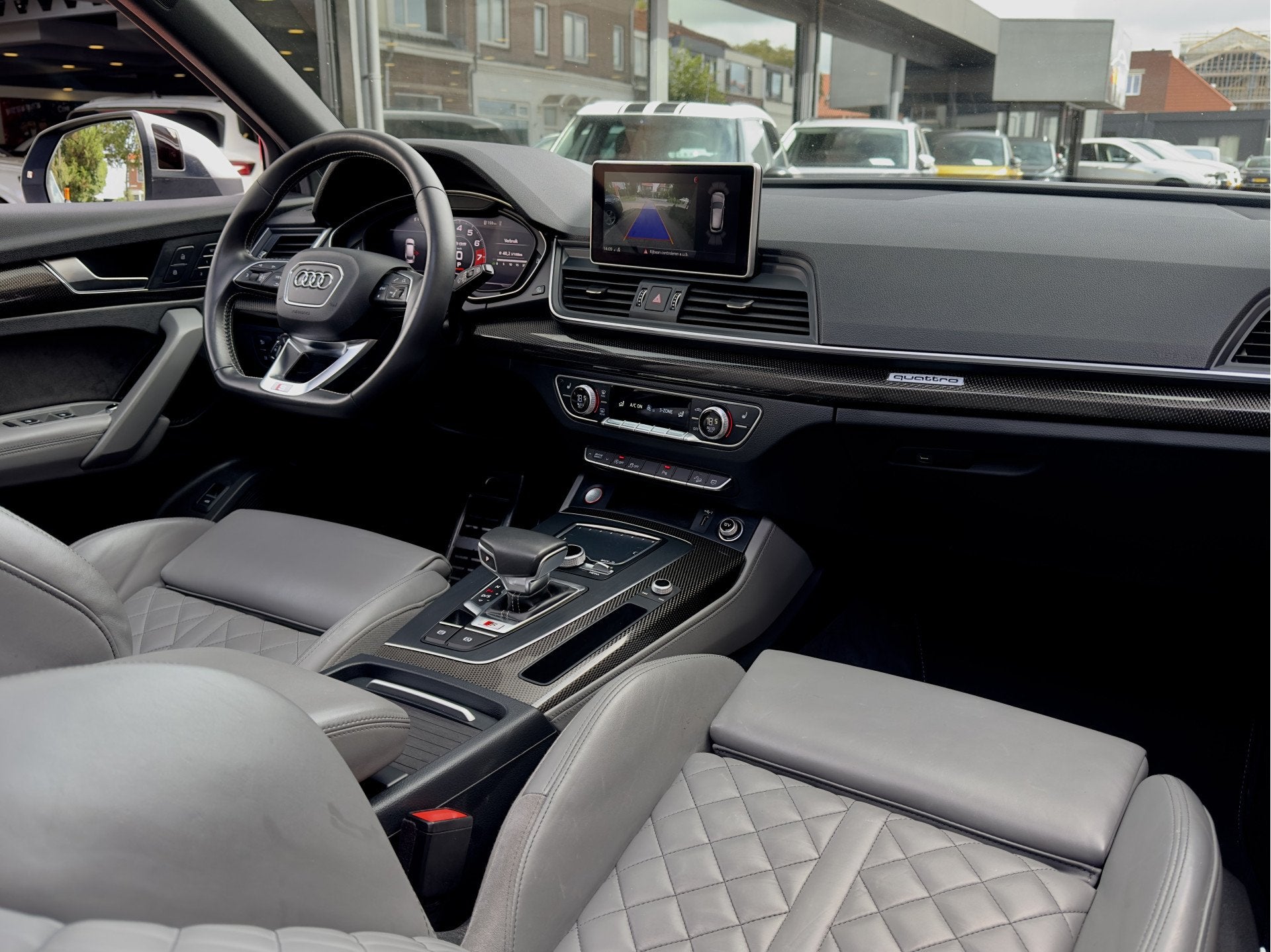 Audi Q5 3.0 TFSI SQ5 AUT8 QUATTRO PRO-LINE PLUS PANODAK DESI, Auto's, Automaat, Dealer onderhouden, Gebruikt, Euro 6