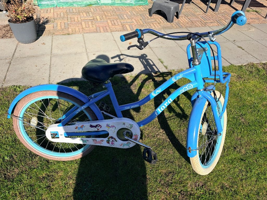 20 inch kinderfiets, Terugtraprem, Gebruikt, Handrem, 20 inch