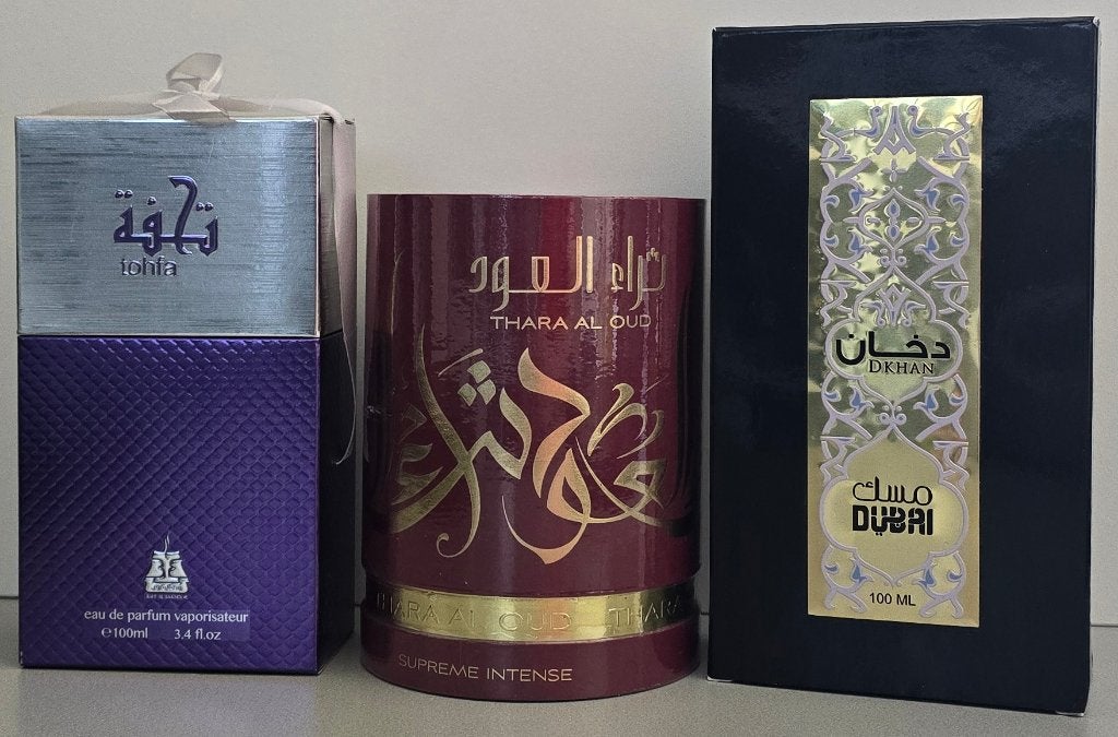 3 Arabische Parfums, Ophalen of Verzenden, Zo goed als nieuw