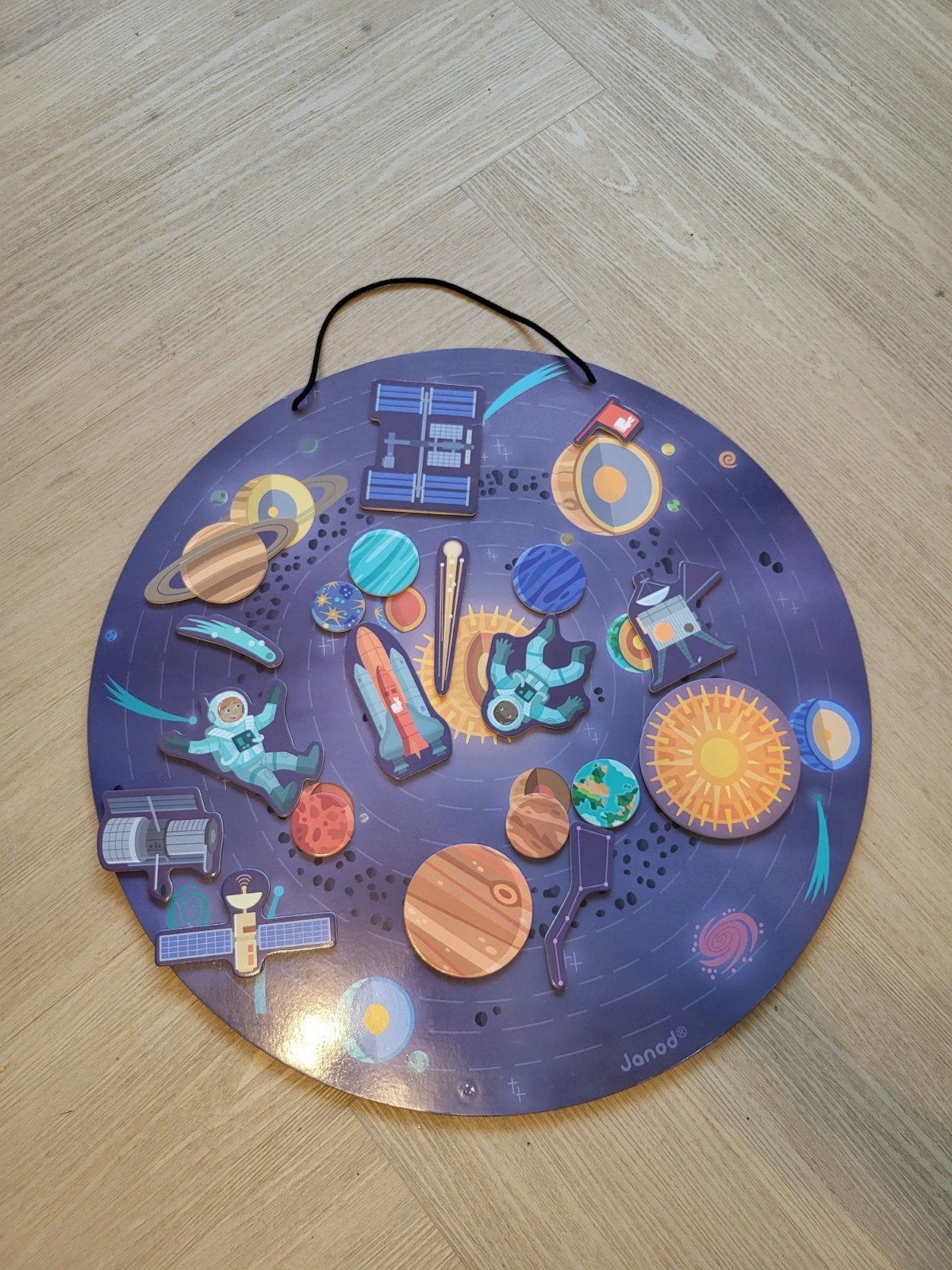 wand schilderij mageneten thema ruimte kinderkamer Janod, Ophalen, Zo goed als nieuw