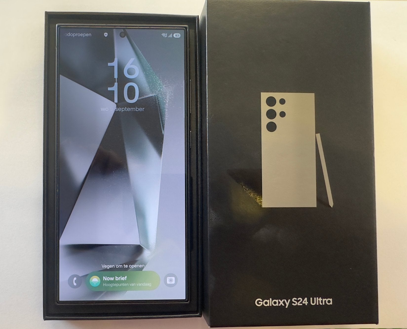 SAMSUNG S24 ULTRA GROEN 1TB GEHEUGEN, Ophalen, Overige kleuren, Galaxy S24, Touchscreen