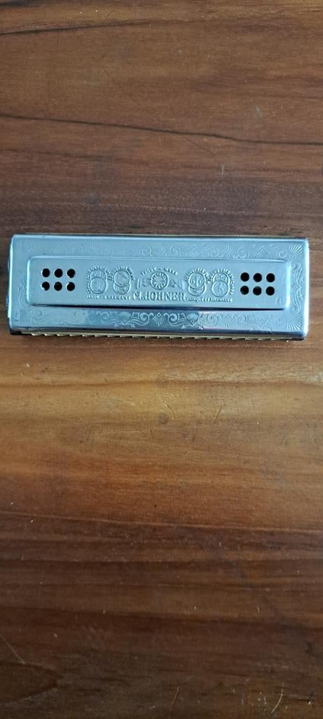 Mooie M.hohner mondharmonica The Echo Harp. 2 kanten  bespee, Muziek en Instrumenten, Ophalen of Verzenden