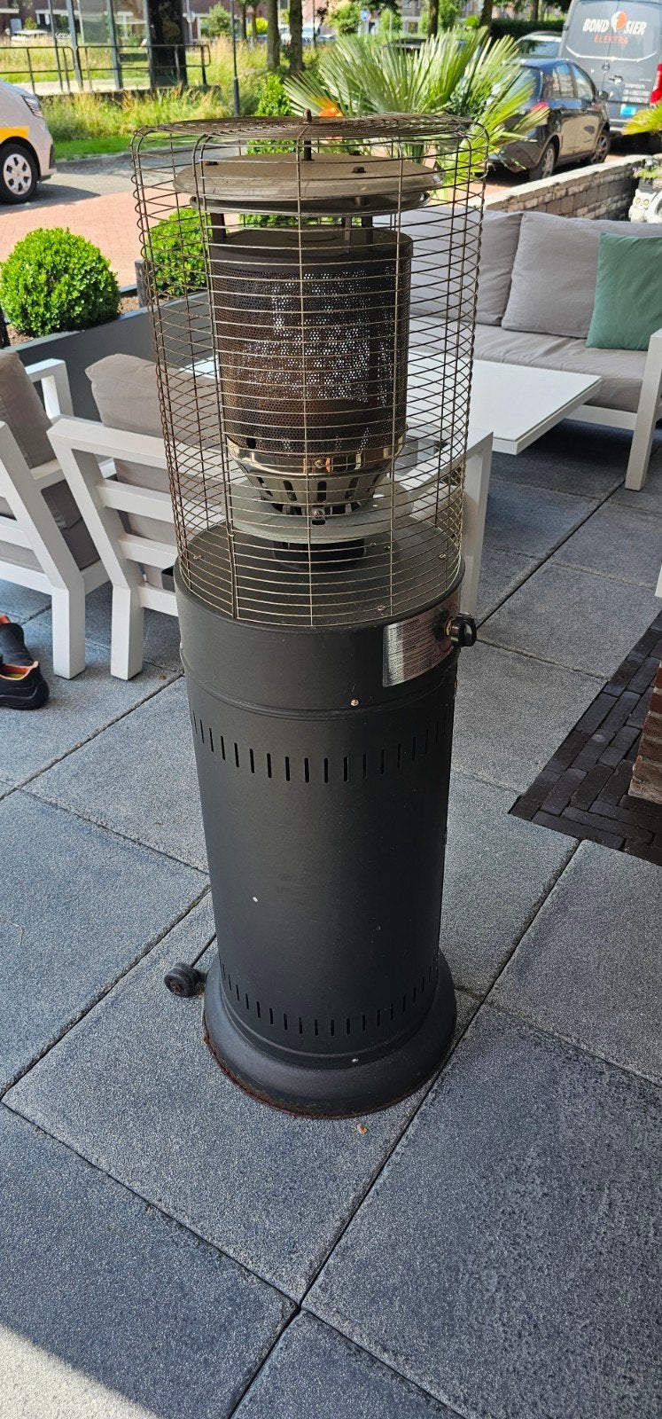 Terrasheater op gas - Gebruikt, maar werkt perfect, Tuin en Terras, Terrasverwarmers, Ophalen, Gebruikt, Gas, Vloer