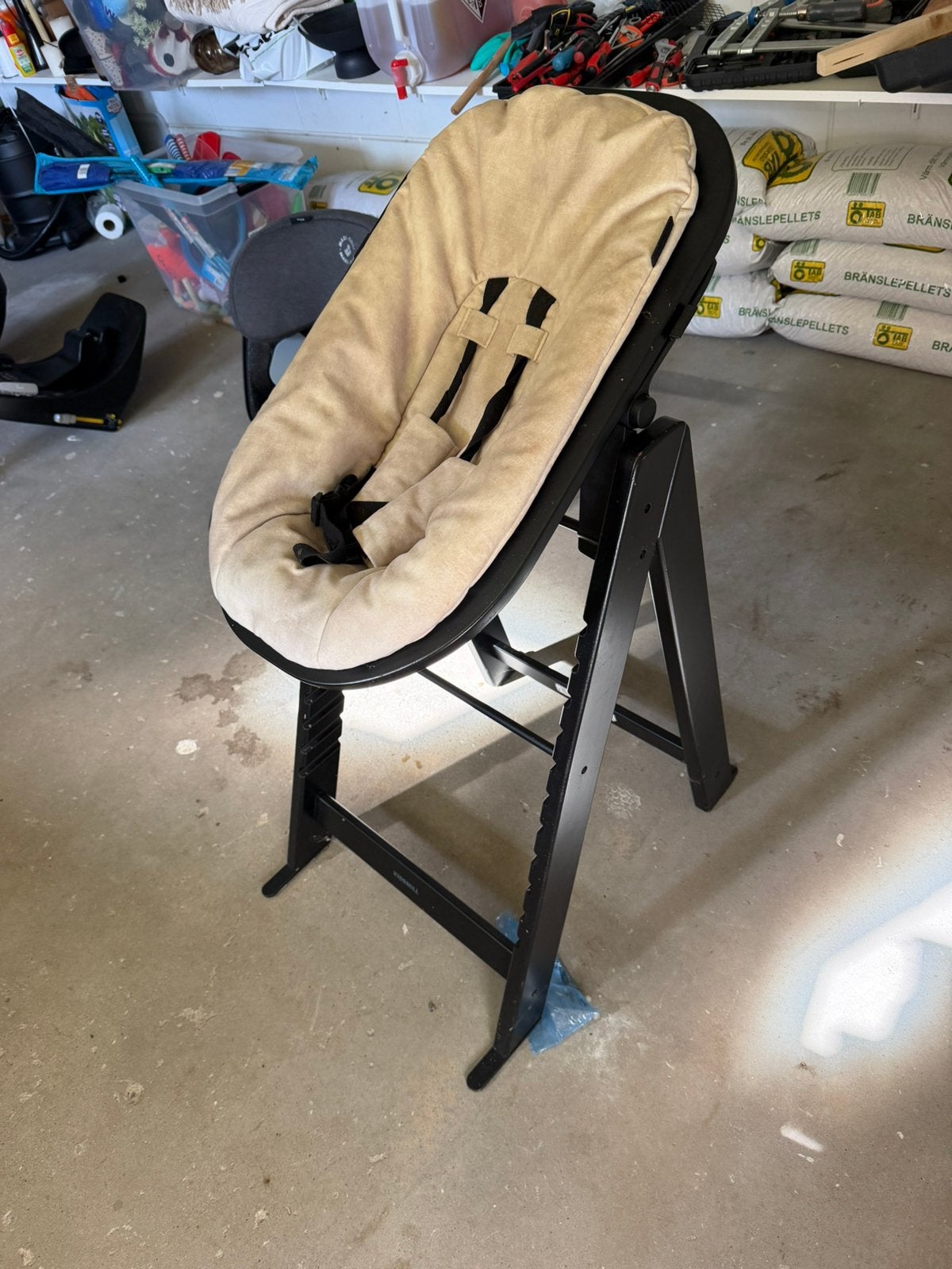 Kidsmill Up! Met newbornset beige, Ophalen, Gebruikt, Meegroeistoel