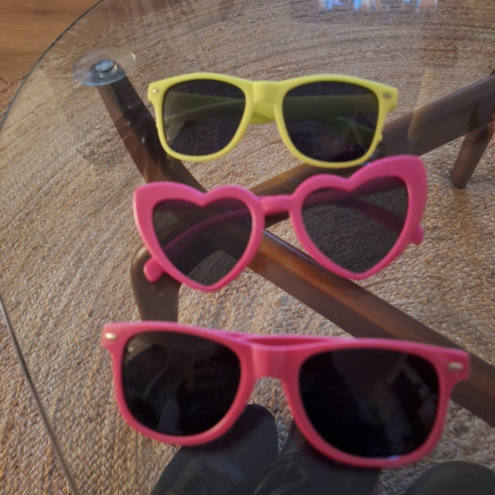 foute zonnebrillen disco retro 80's 90's, Maat 38/40 (M), Verzenden, Accessoires, Overige thema's