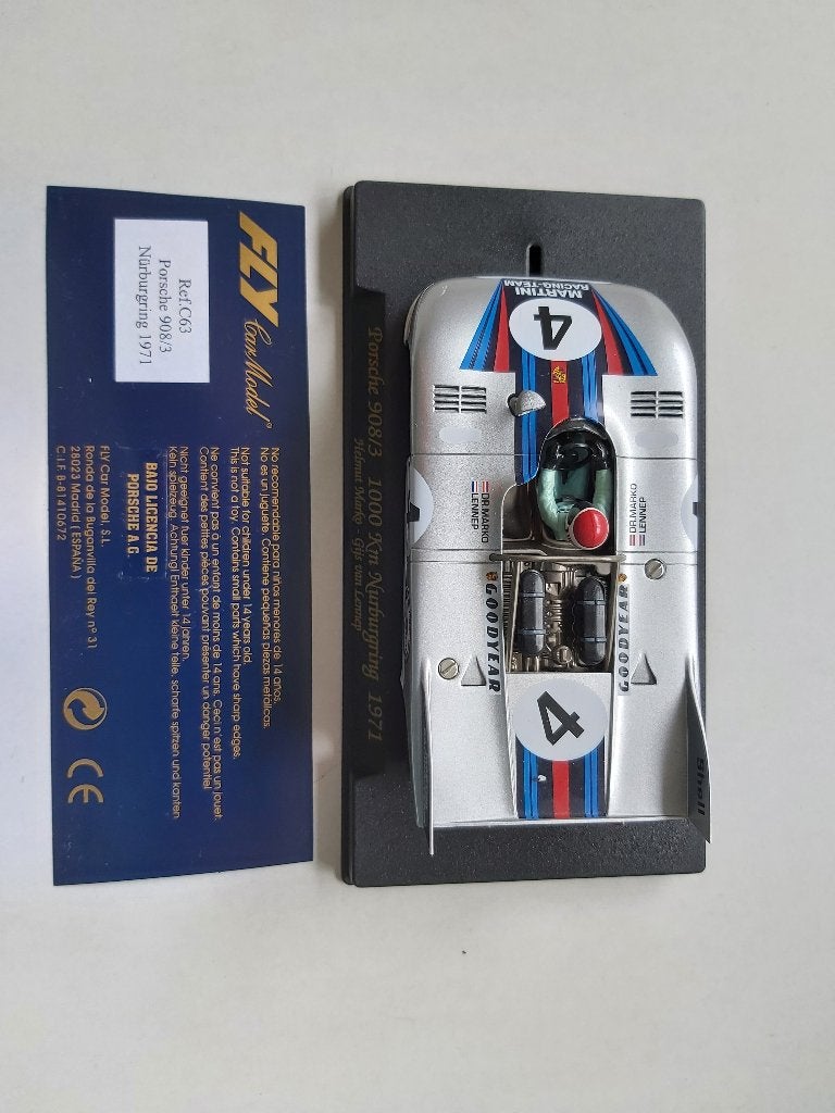 FLY Porsche 908/3 Gijs Van Lennep / Helmut Marko 1971 nurbur, Kinderen en Baby's, Overige merken, Racebaan, Ophalen of Verzenden