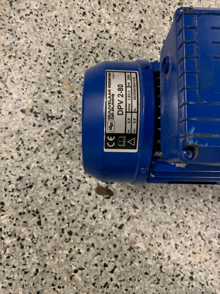 Duijvelaar  Hydrofoorpomp DPV 2-80 230 Volt, Ophalen, Gebruikt