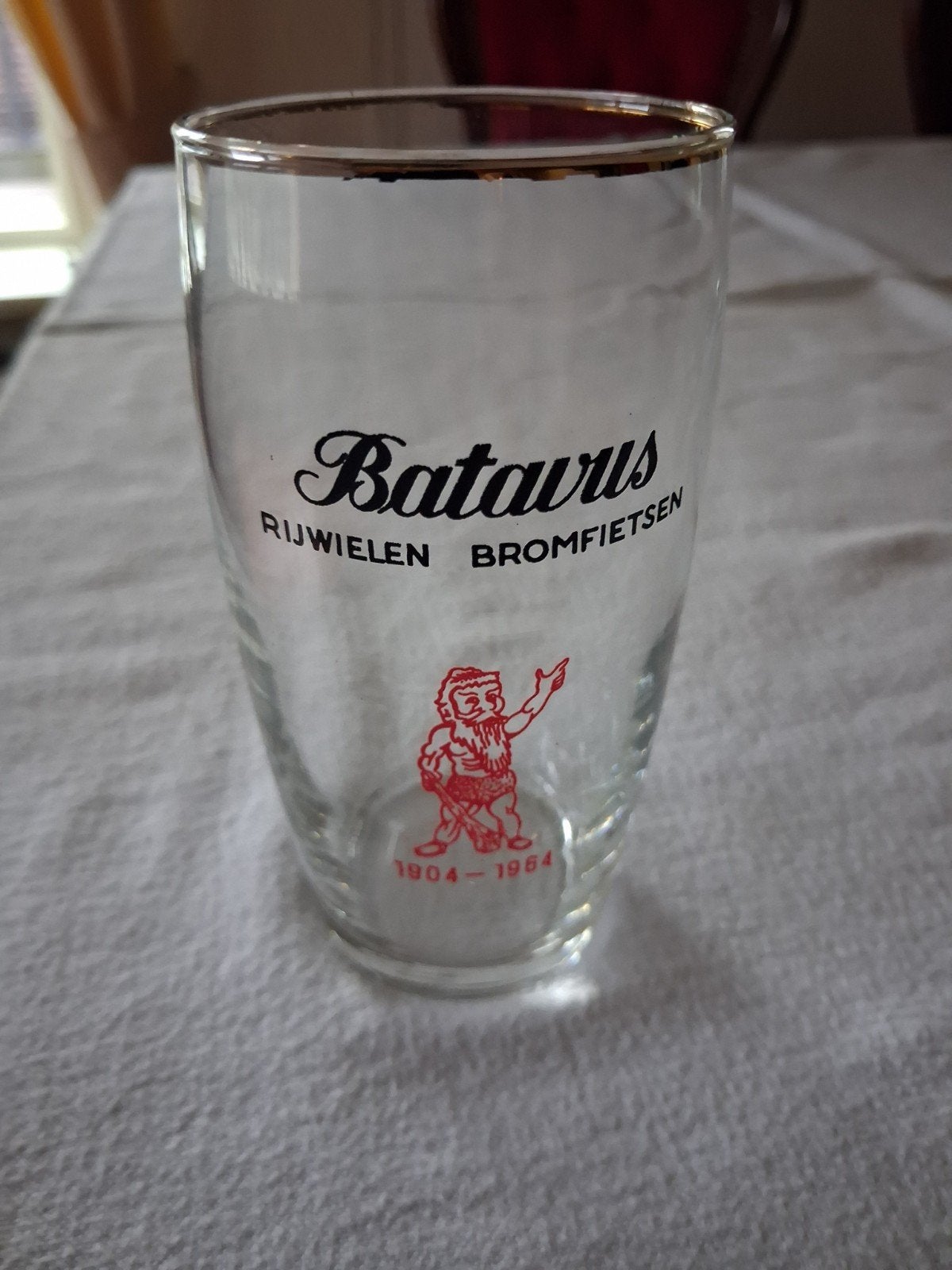 5 Batavus Jubileum Glas 1904-1964 - Zeldzaam verzamelobject, Ophalen of Verzenden