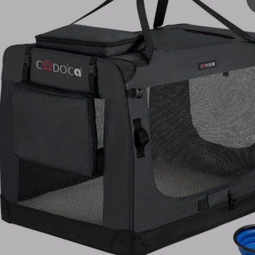 Cadoca Honden & Katten Reismand XXL - 90x60x66cm - Antraciet, Ophalen, Zo goed als nieuw