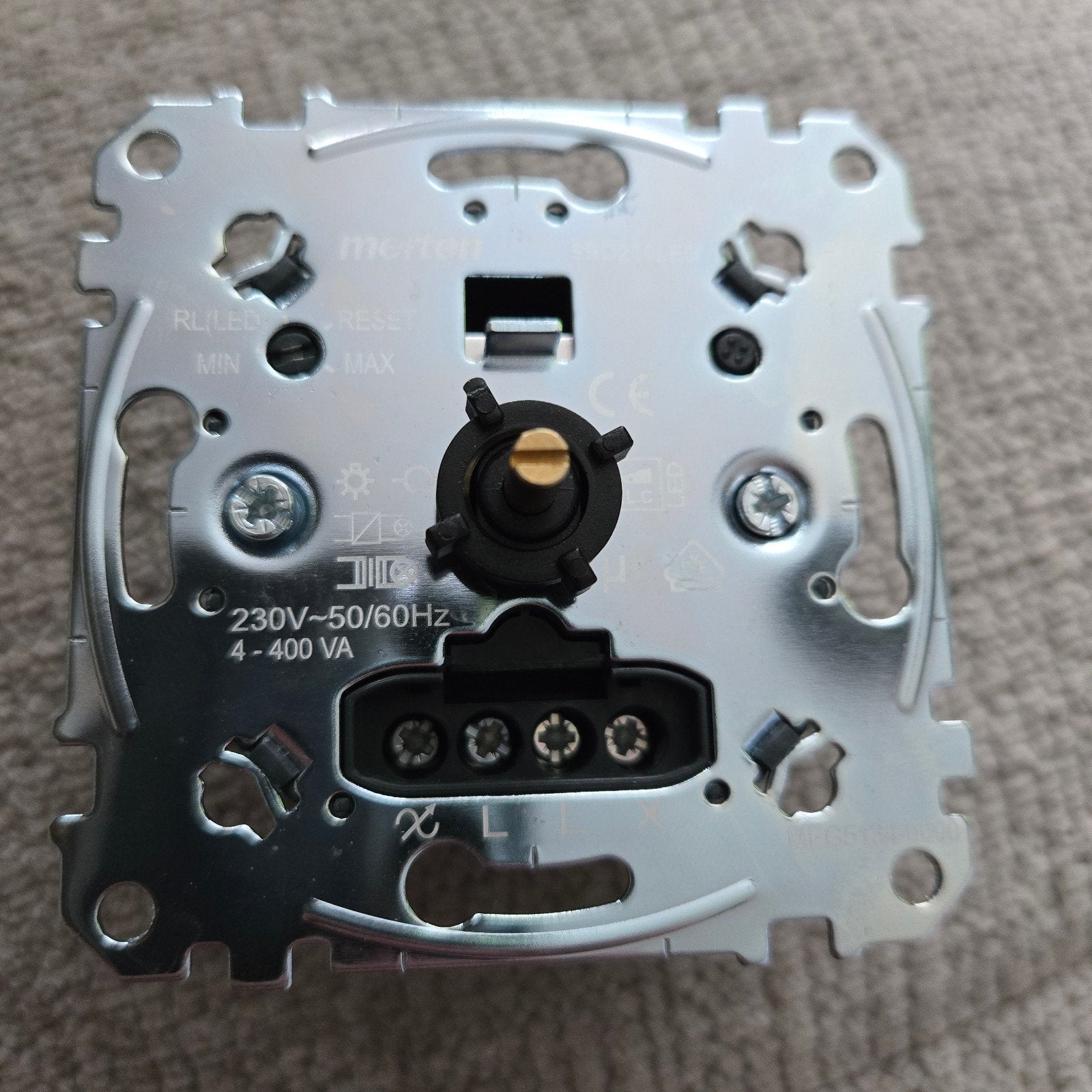 Merten inbouw dimmer led/gloei/halogeen 4-400 watt, Ophalen of Verzenden, Nieuw, Schakelaar