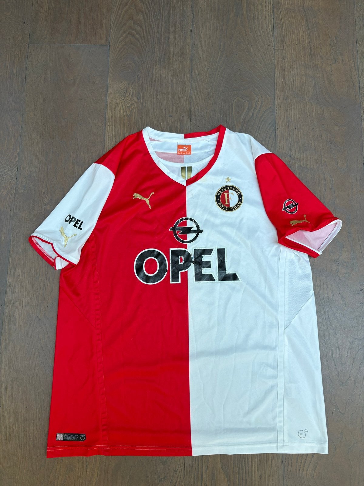 Feyenoord thuisshirt 2013/2014 - Maat XXL, Kleding | Heren, Overige maten, Ophalen of Verzenden, Voetbal, Gedragen