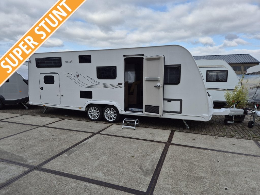 Tabbert Senara 620 DMK SUPERSTUNT, Caravans en Kamperen, Niet ingevuld, Standaardzit, Tabbert, 7 tot 8 meter