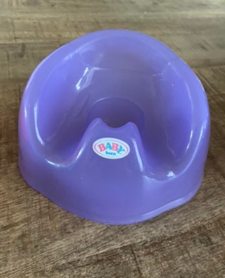 Baby Born potje paars, Ophalen of Verzenden, Zo goed als nieuw, Babypop
