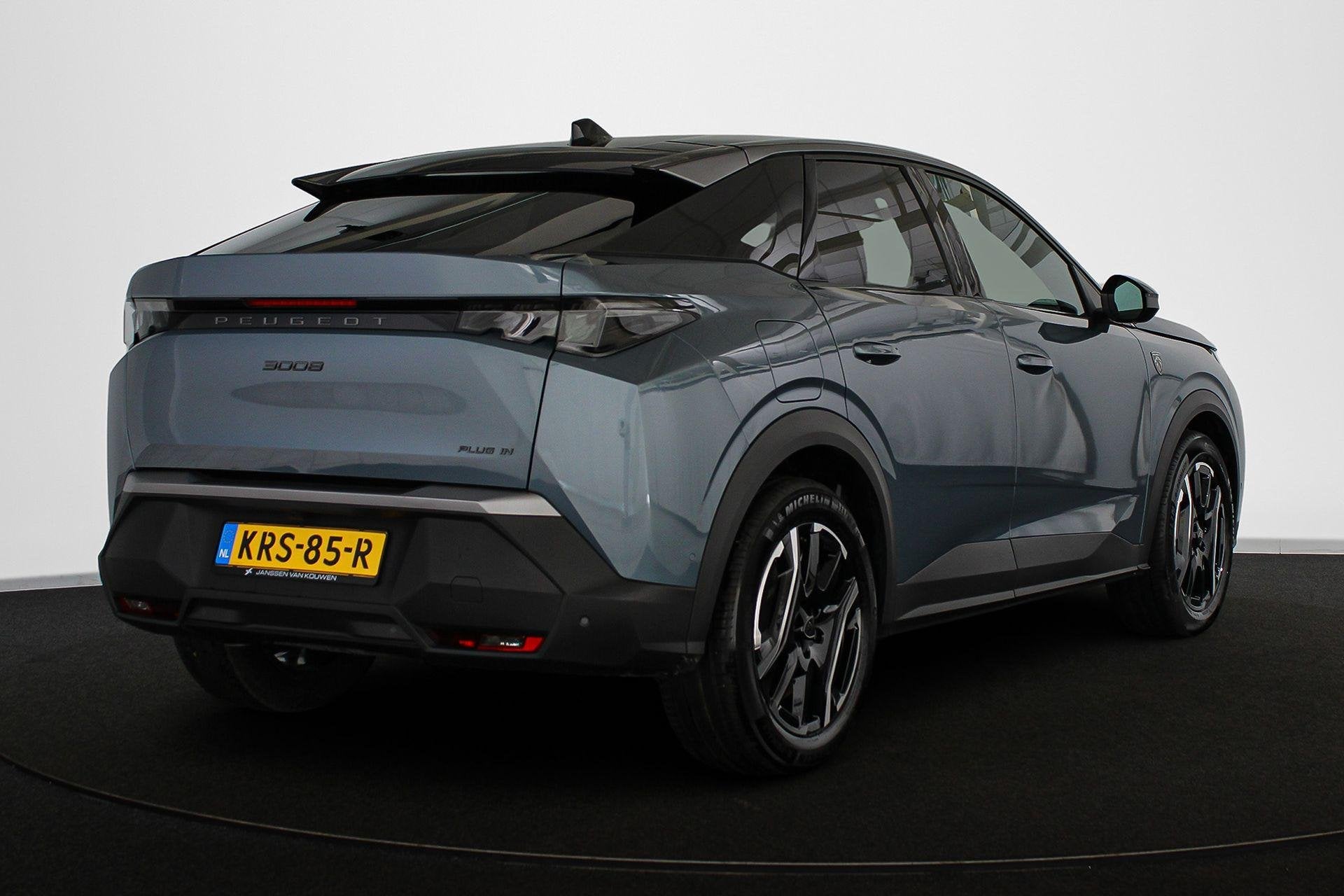 Peugeot 3008 1.6 plug-in Hybrid 195 GT Exclusive Trekhaak St, Auto's, 4 cilinders, Blauw, Bedrijf, Hybride Elektrisch/Benzine
