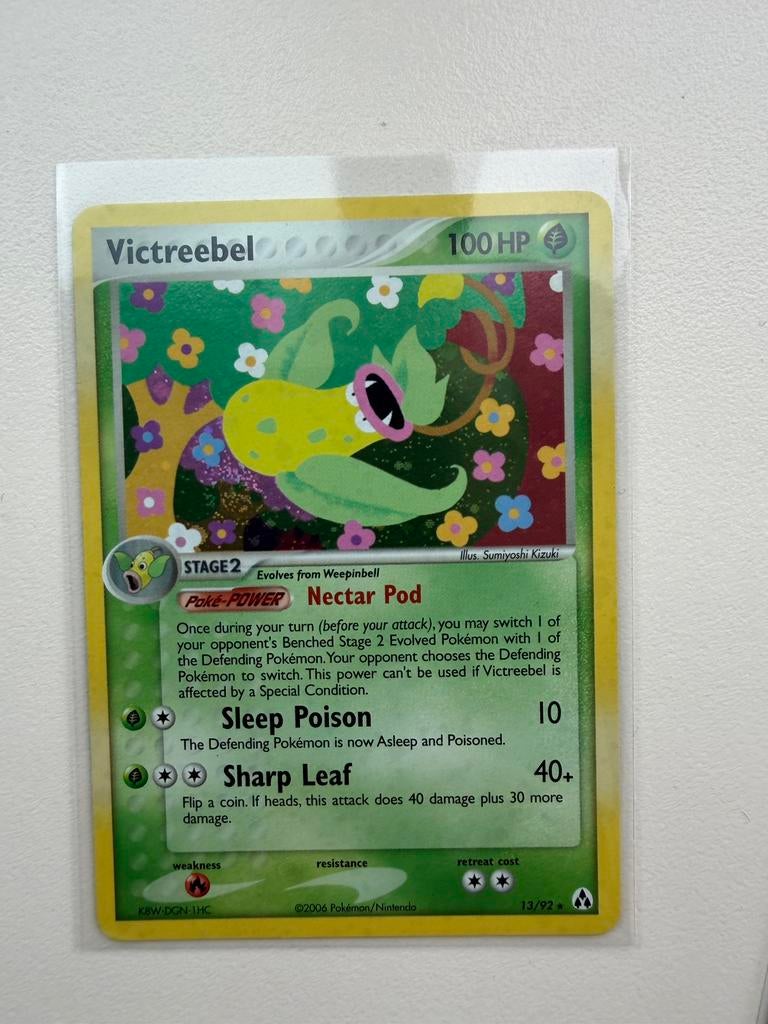 Victreebel Pokemon kaart, Hobby en Vrije tijd, Verzamelkaartspellen | Pokémon, Ophalen of Verzenden, Zo goed als nieuw
