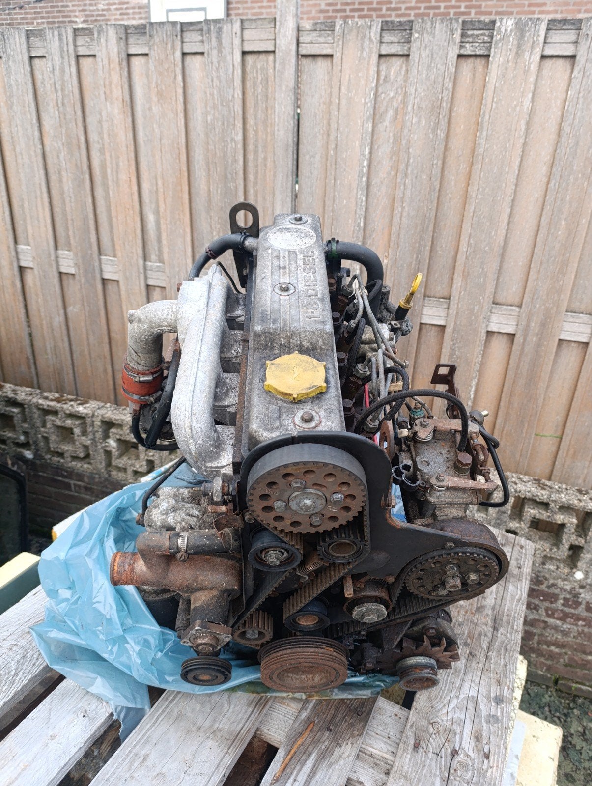 Ford P100 1.8 Turbo Diesel Motorblok - Bouwjaar 1990, Ophalen, Gebruikt, Ford