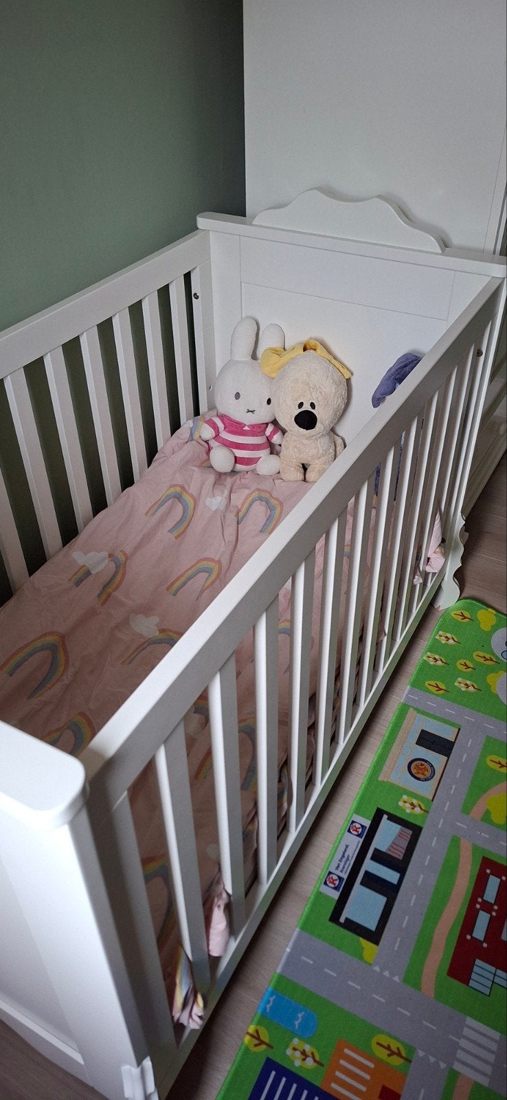 Complete babykamer wit, Kinderen en Baby's, Kinderkamer | Complete kinderkamers, Ophalen, Zo goed als nieuw, Jongetje of Meisje