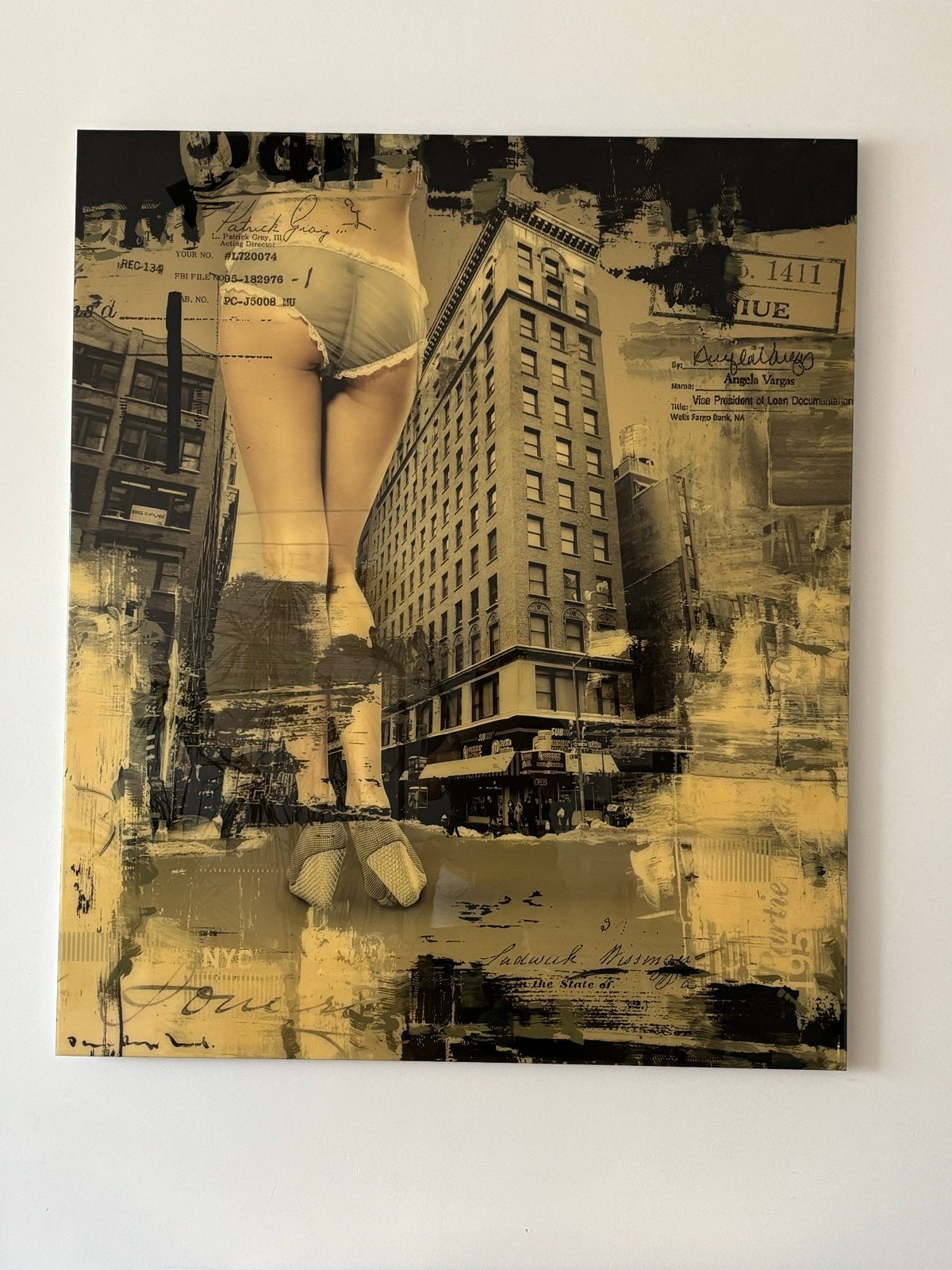 Paco Raphaël - A Womans Love - Mixed media op aluminium, Ophalen, Figuren, Echtheidscertificaat, Gemengde techniek