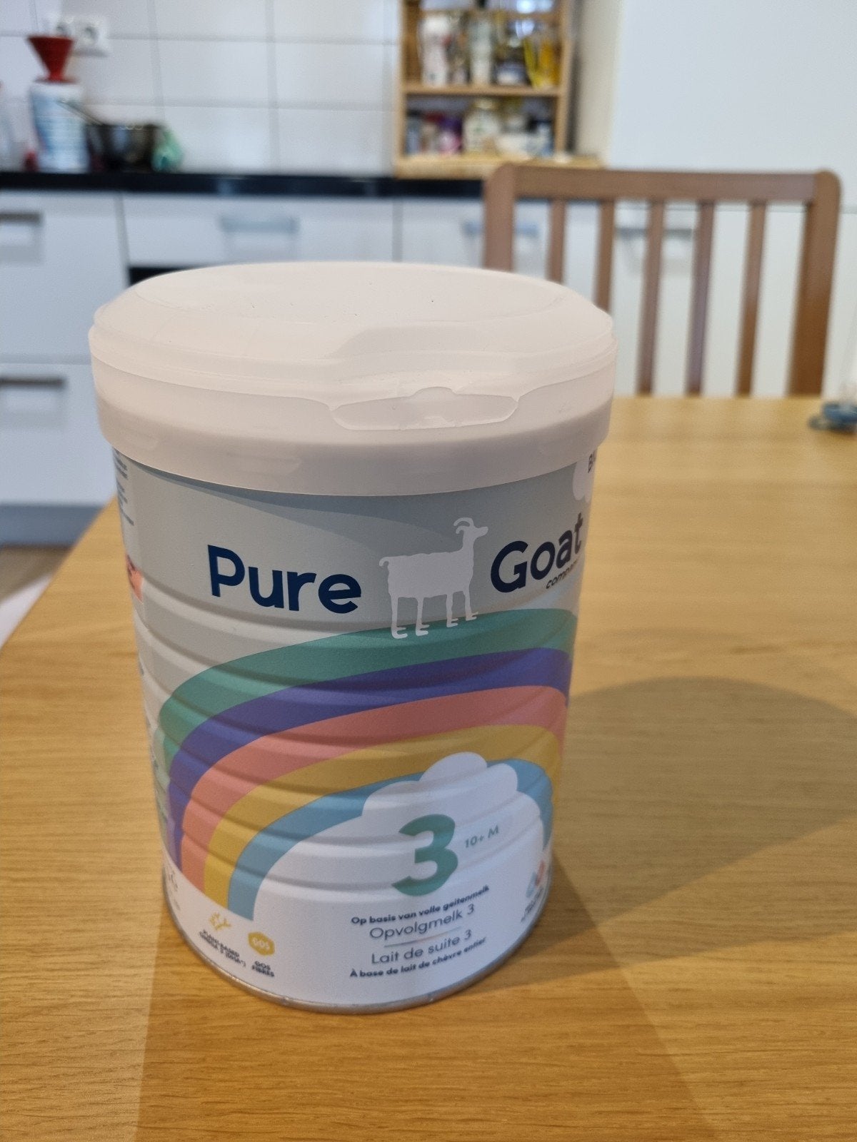 Pure Goat Opvolgmelk 3 (10+ maanden) 800g, Ophalen of Verzenden, Nieuw, Babyvoedingmaker, Overige merken