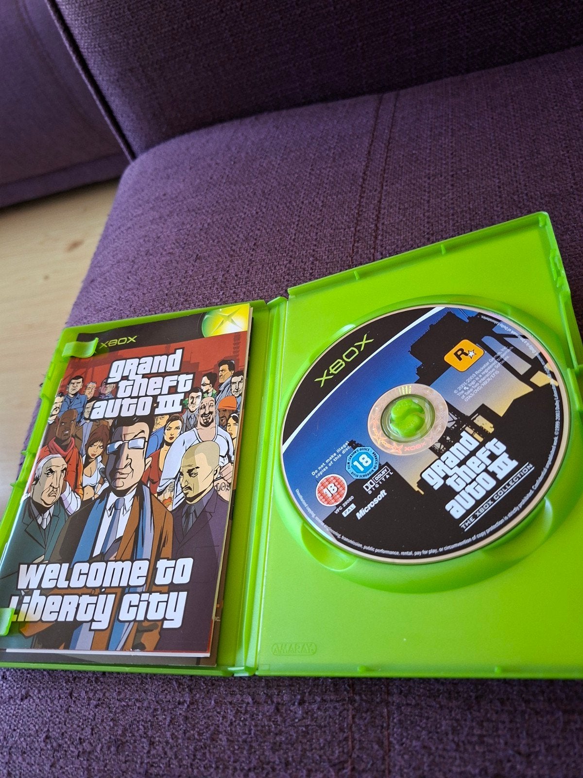 grand theft auto 3 voor   x box  zo goed als  nieuw, Avontuur en Actie, Vanaf 18 jaar, 1 speler, Ophalen of Verzenden