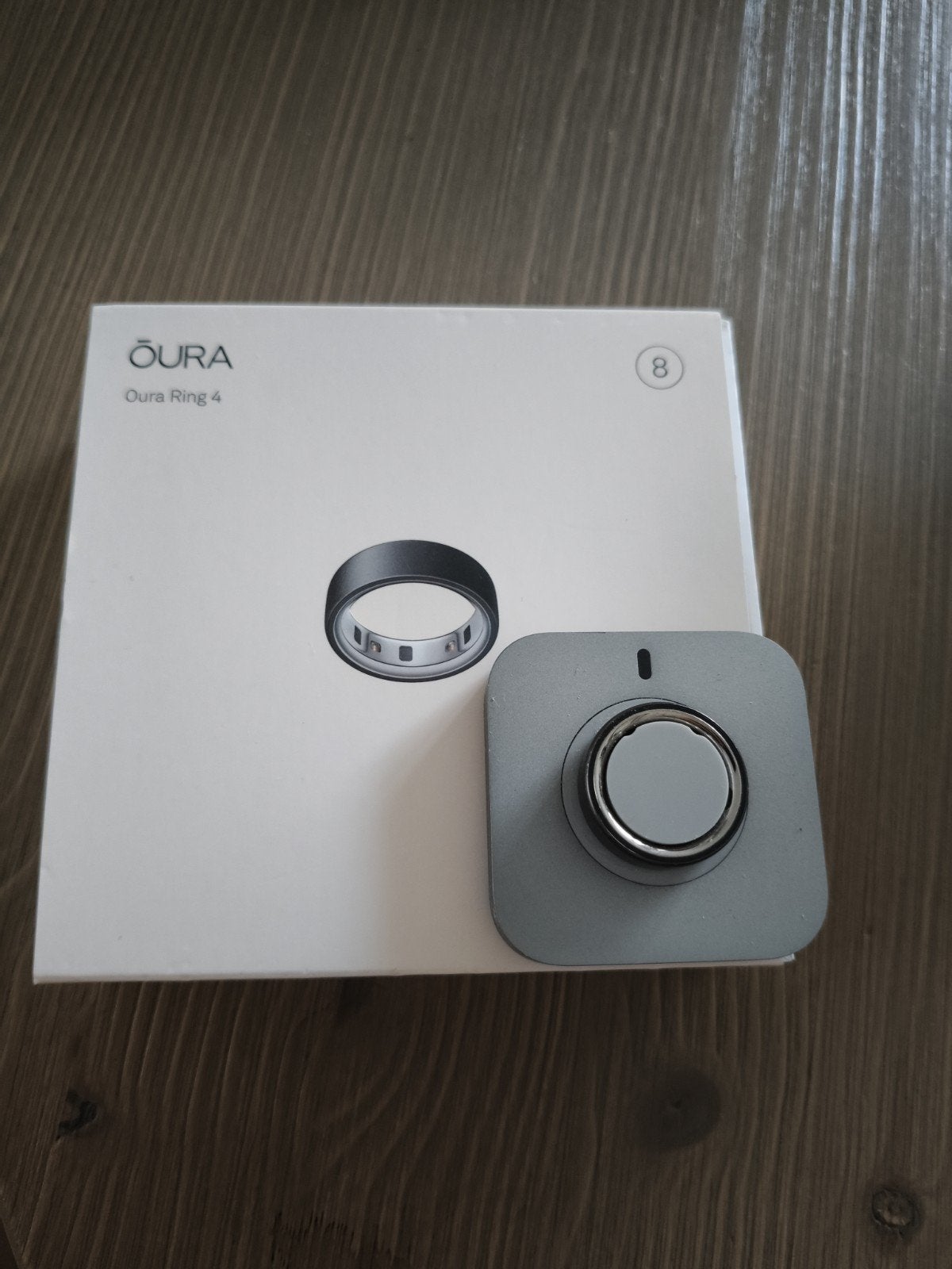 Oura Ring 4 Stealth Smart Ring - Maat 8, Ophalen, Oura, Zwart, Zo goed als nieuw