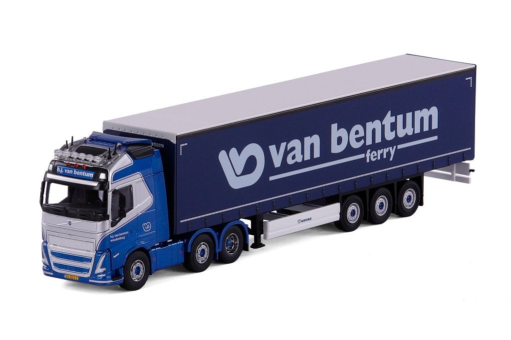 Volvo FH5 Globetrotter XL met Huifoplegger - H.J. van Bentum, Ophalen of Verzenden, Nieuw, Bus of Vrachtwagen, Overige merken