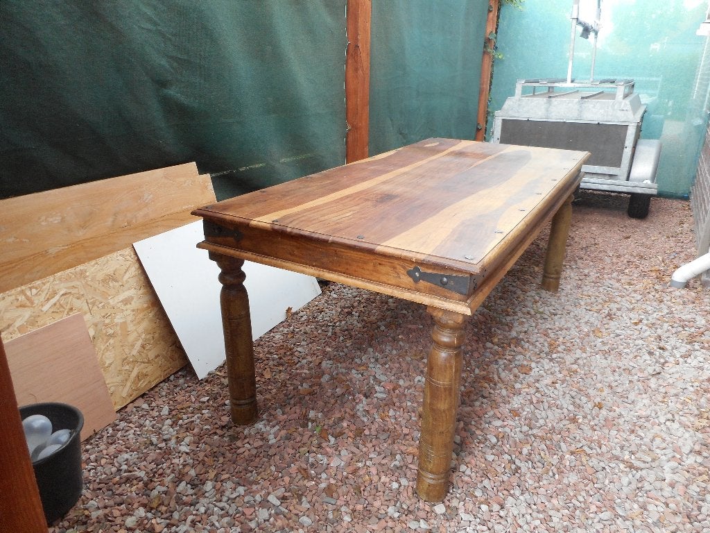 Zware eettafel (koloniaal), Ophalen, Overige materialen, Gebruikt, 50 tot 100 cm