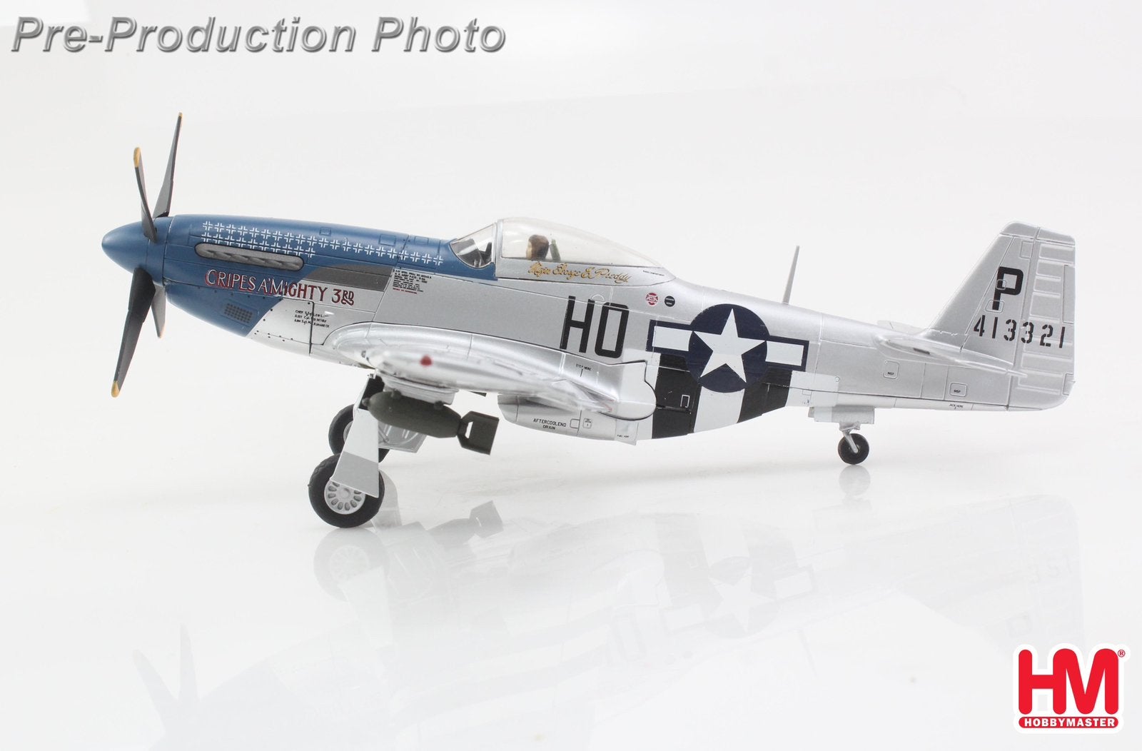 Hobby Master HA7756 | North American P51D-5-NA Mustang, Ophalen, Schaalmodel, Nieuw, Pilot Station