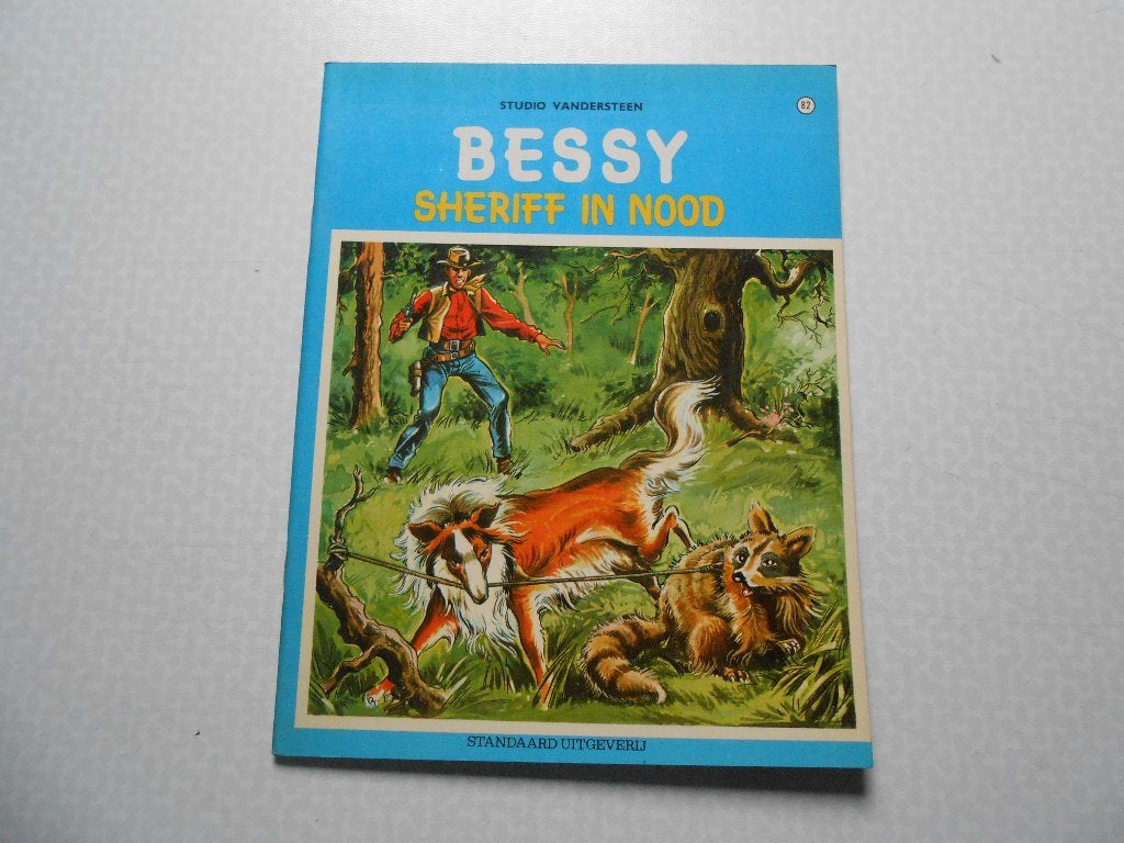 Bessy 82 Sheriff in nood 1970 1 ste druk., Boeken, Stripboeken, Willy Vandersteen, Eén stripboek, Nieuw, Ophalen of Verzenden