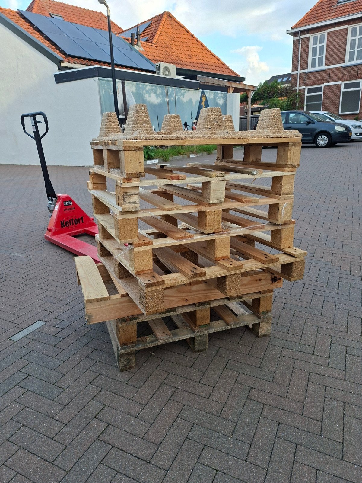 10 pallets brandhout - Klaar voor de winter!, Tuin en Terras, 6 m³ of meer, Ophalen, Overige houtsoorten, Blokken
