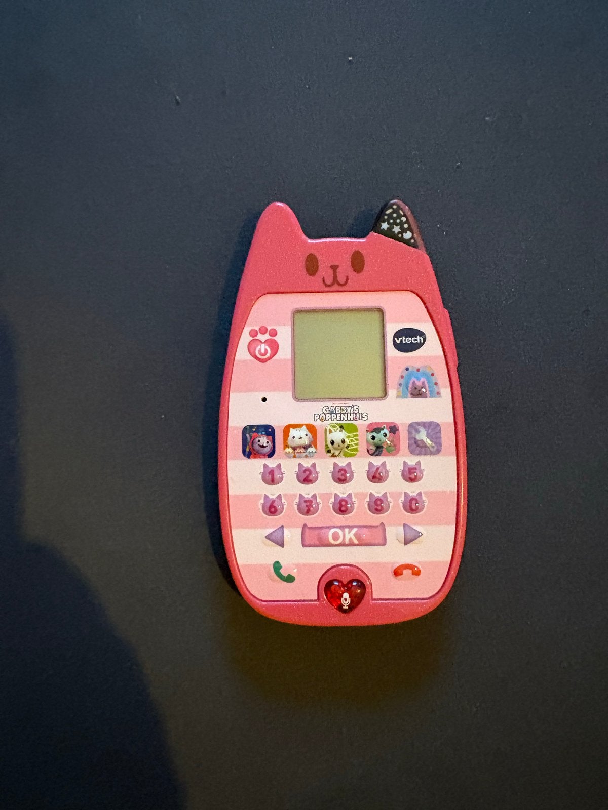 VTech KidiCom Advance Roze Kat Telefoon Speelgoed, Ophalen of Verzenden, Gebruikt, 2 tot 4 jaar