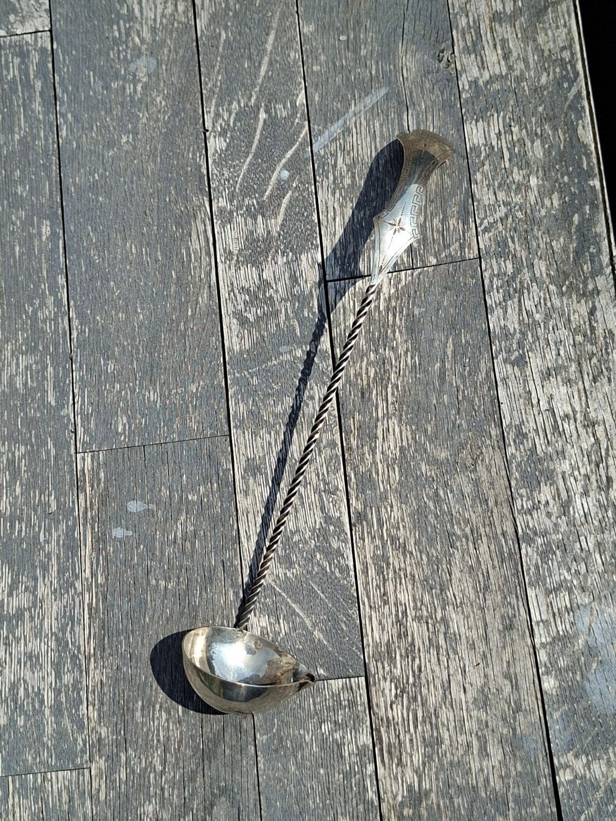 Antiek zilveren lepel 19e eeuw, Antiek en Kunst, Ophalen of Verzenden, Zilver