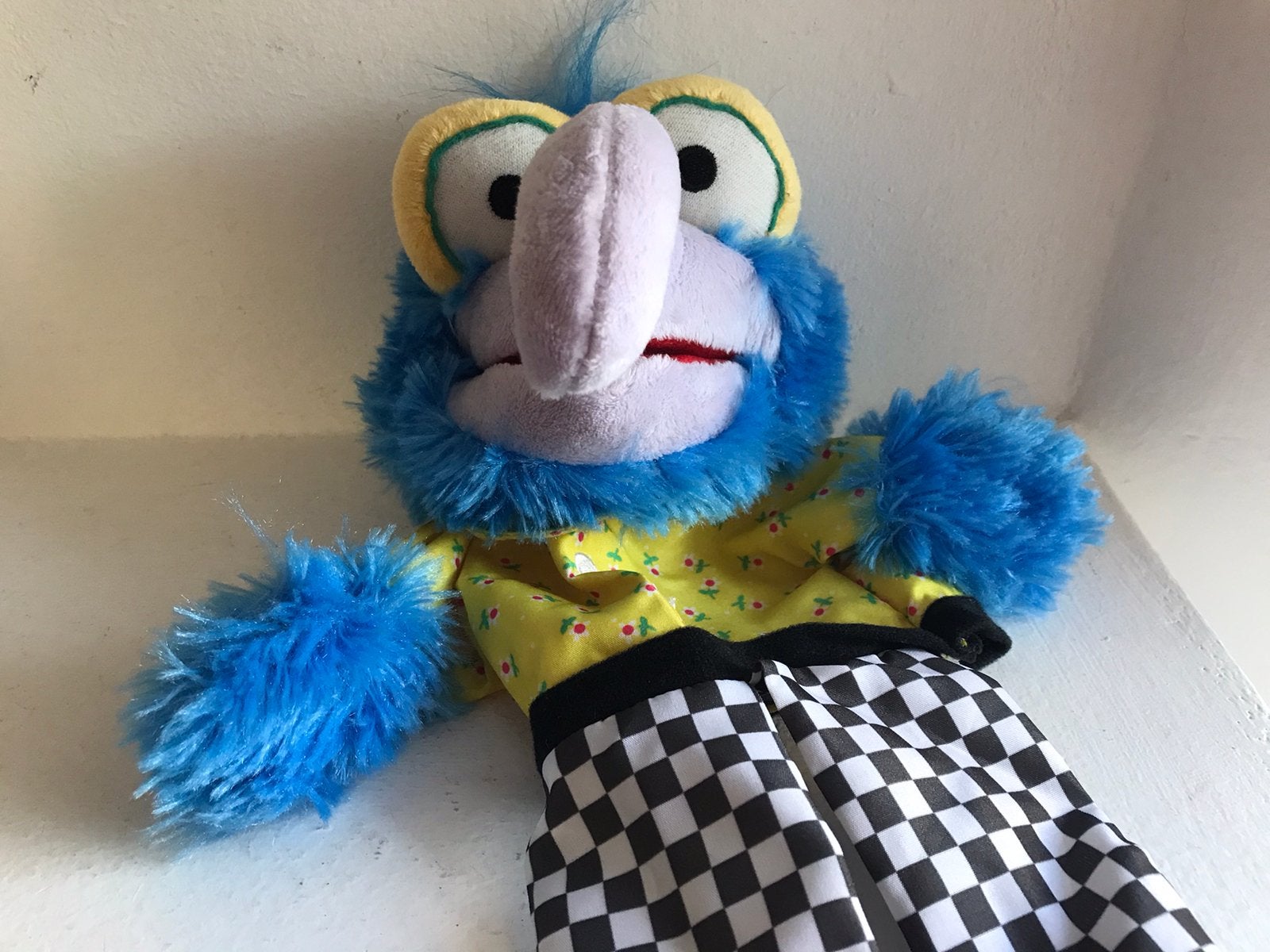 Muppet handpop gonzo papagaai albert heijn., Ophalen of Verzenden, Gebruikt, Pop