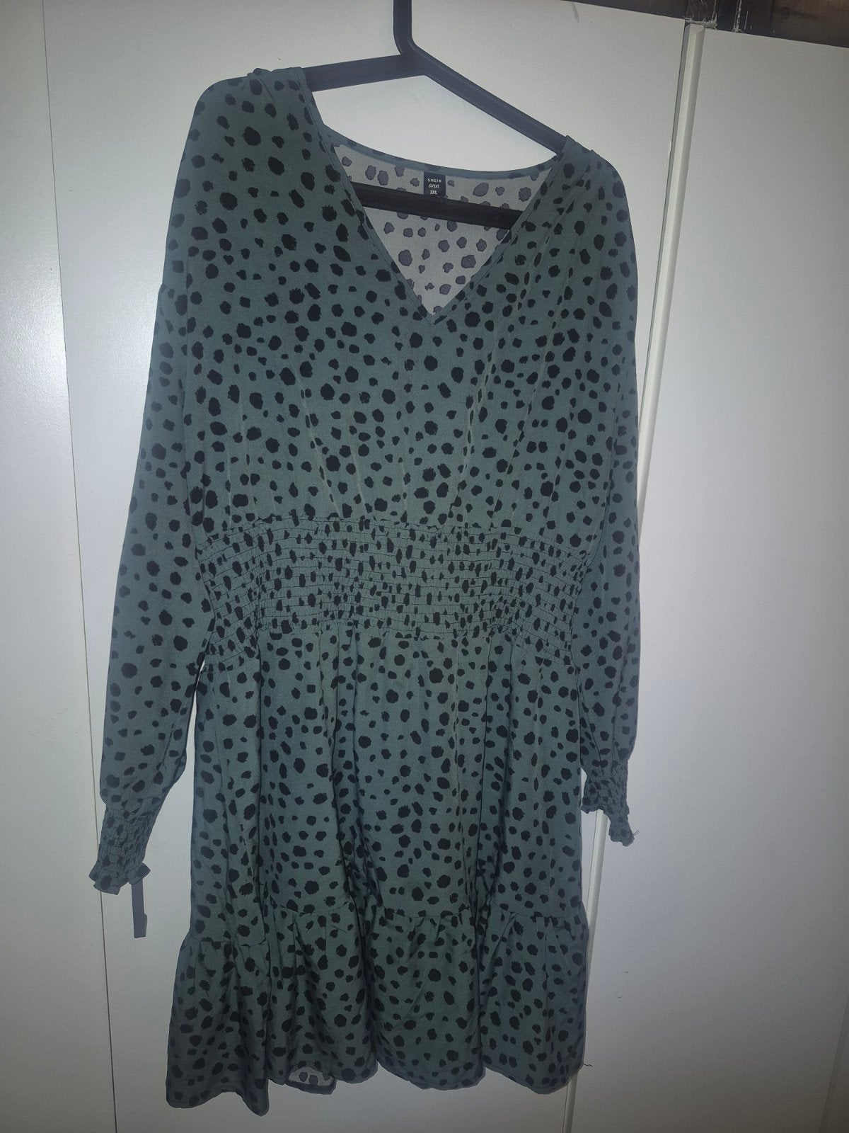 Shein Curve Jurk met Dalmatiërprint - Maat 3XL, Kleding | Dames, Maat 46/48 (XL) of groter, Ophalen of Verzenden, Zo goed als nieuw