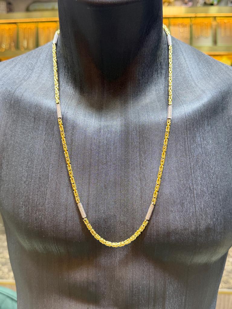 18KT Goud - 40.2 Gram - Ketting - KONING - Herenketting, Ophalen, Nieuw, Goud