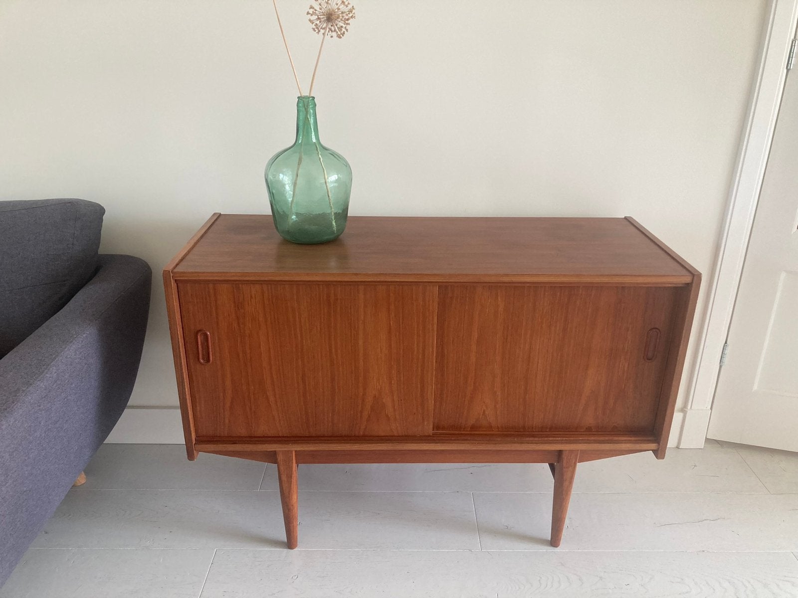 Midcentury sideboard, Ophalen, Gebruikt, 100 tot 150 cm, 25 tot 50 cm