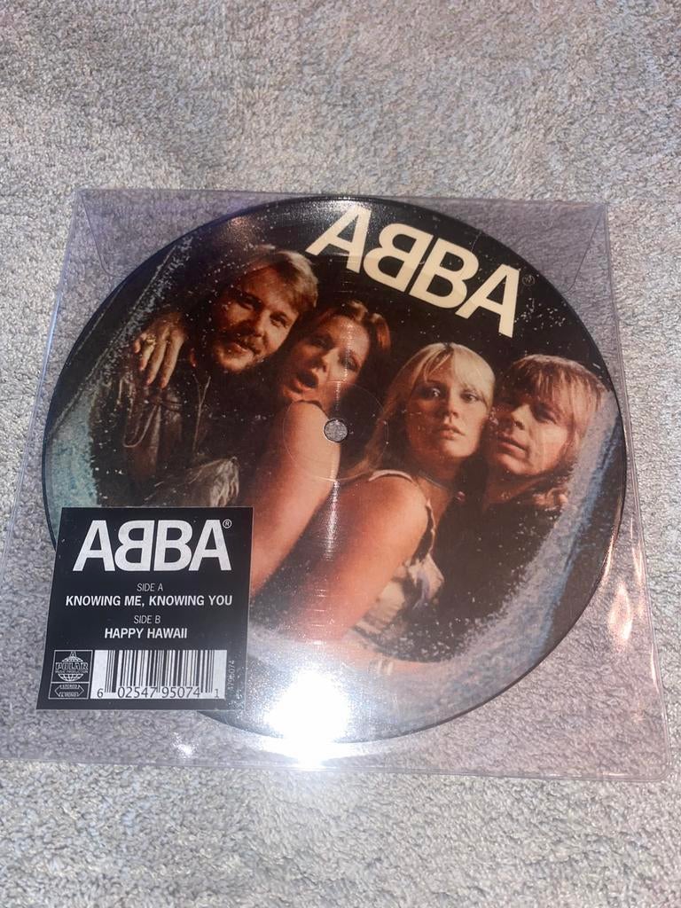Abba Knowing Me Knowing You picture disc, Cd's en Dvd's, Vinyl | Pop, Verzenden, Zo goed als nieuw, Overige formaten