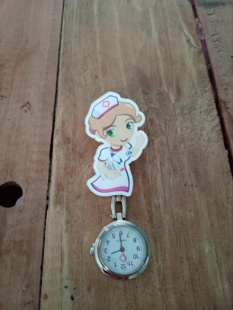Verpleegkundigen horloge verpleegkundige, Ophalen of Verzenden, Nieuw, Staal