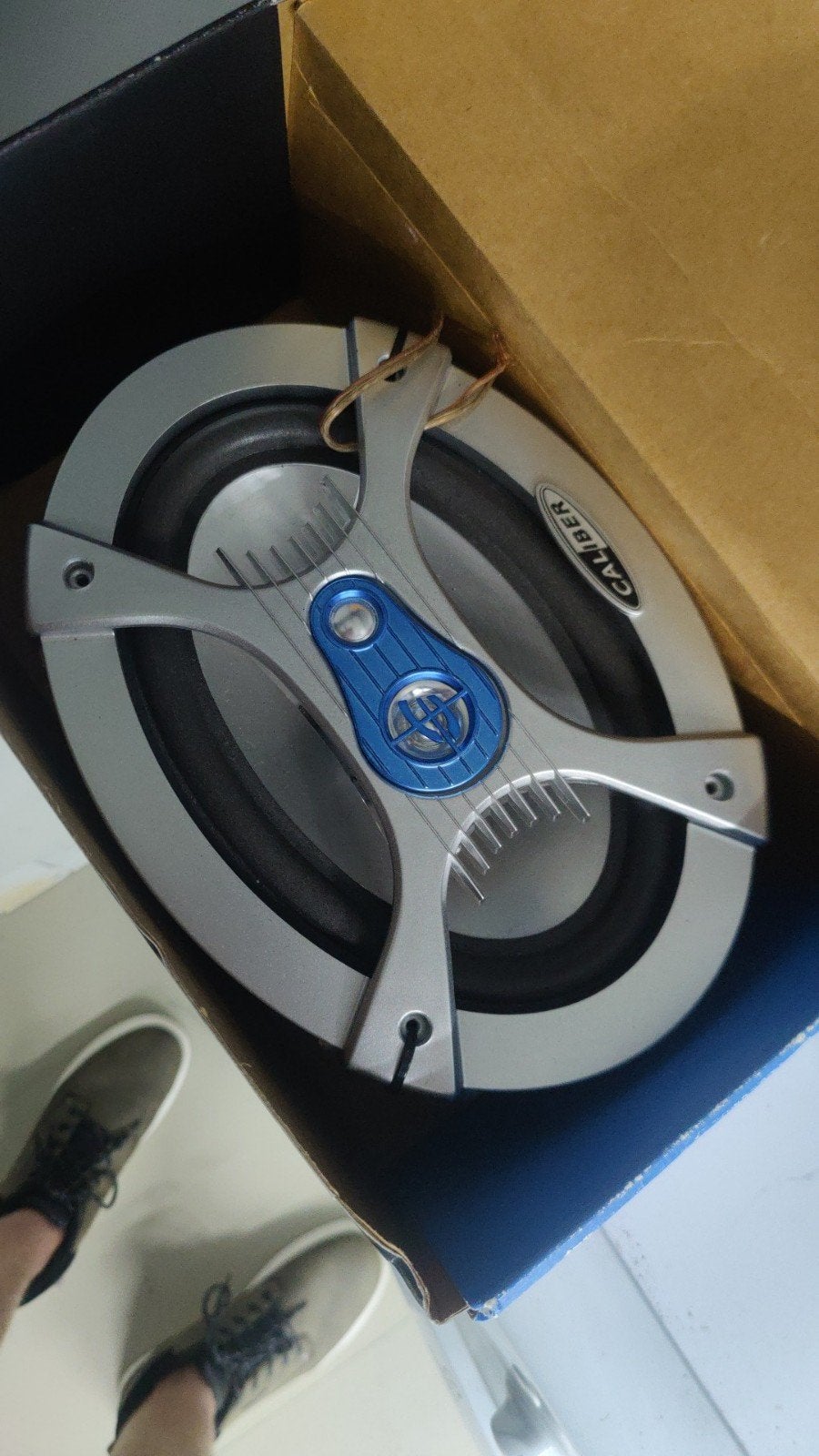2x Caliber CSL 9A 350 Watt speakers, Ophalen, Gebruikt
